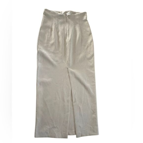 ZARA Women's Two Piece Top + Maxi Skirt Set in Nude Size Large - Picture 6 of 9